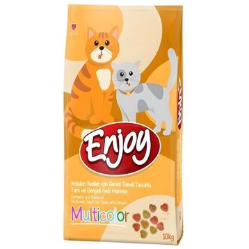 Enjoy Multi Color Tavuklu 10 kg Yetişkin Kedi Maması