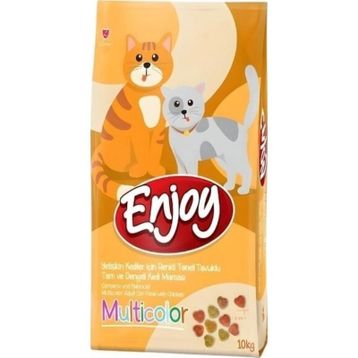 Enjoy Multi Color Tavuklu 10 kg Yetişkin Kedi Maması
