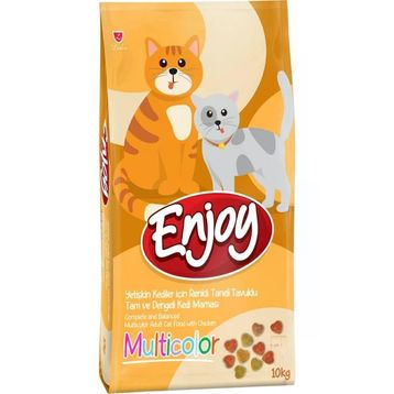 Enjoy Multicolor Tavuklu 10 kg Kedi Maması