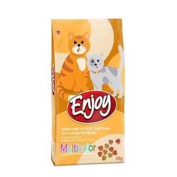 Enjoy Multicolor Tavuklu 10 kg Kedi Maması