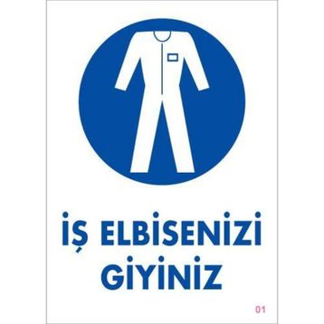 Ennalbur PVC 25x35 1 İkaz Levhası
