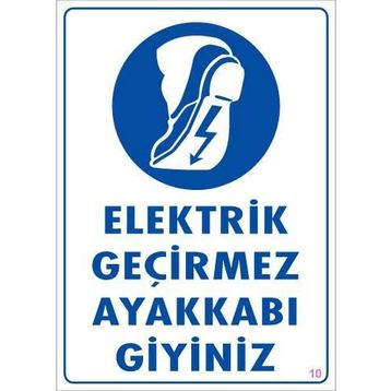 Ennalbur PVC 25x35 10 İkaz Levhası