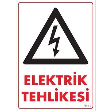 Ennalbur PVC 25x35 1112 İkaz Levhası