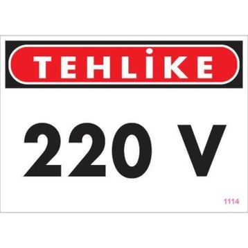 Ennalbur PVC 25x35 1114 İkaz Levhası
