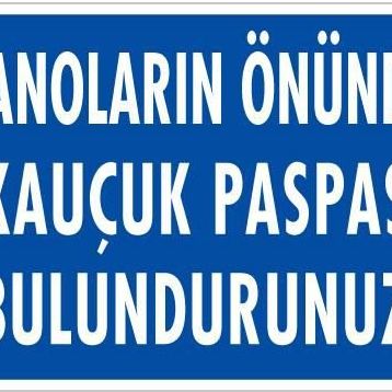 Ennalbur PVC 25x35 1128 İkaz Levhası