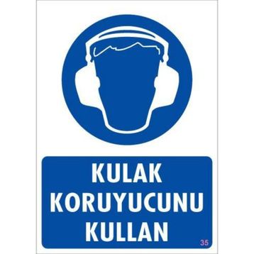 Ennalbur PVC 25x35 35 İkaz Levhası