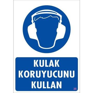 Ennalbur PVC 25x35 35 İkaz Levhası