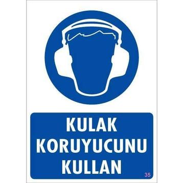 Ennalbur PVC 25x35 35 İkaz Levhası