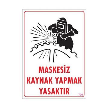 Ennalbur PVC 25x35 700 İkaz Levhası