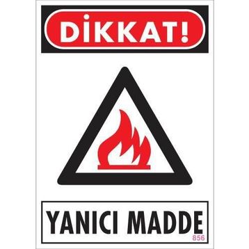 Ennalbur PVC 25x35 856 İkaz Levhası
