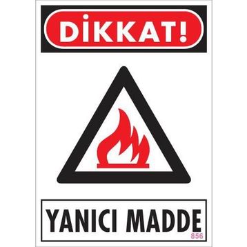 Ennalbur PVC 25x35 856 İkaz Levhası