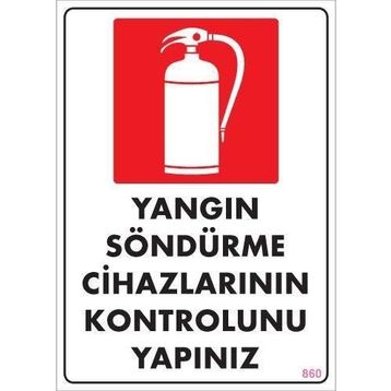 Ennalbur PVC 25x35 860 İkaz Levhası