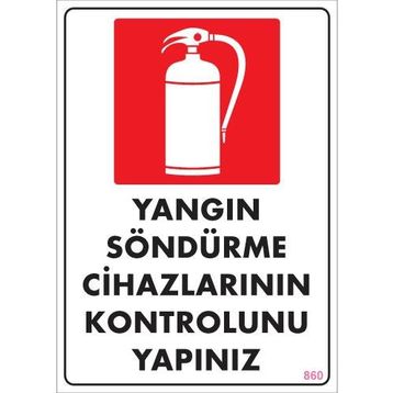 Ennalbur PVC 25x35 860 İkaz Levhası