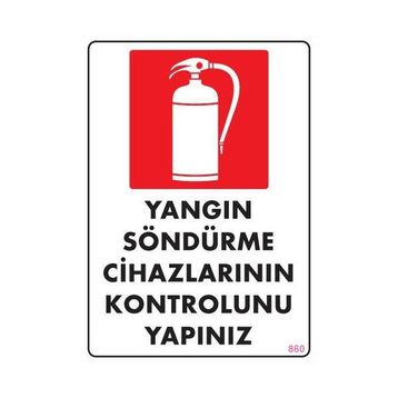 Ennalbur PVC 25x35 860 İkaz Levhası