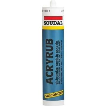 Ennalbur Soudal Acryrub Silikonize Mastik 310 ml Altın Meşe Silikon