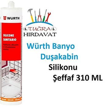Ennalbur Würth Duşakabin Şeffaf 310 ml Silikon