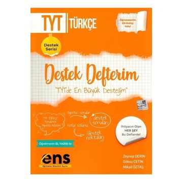 ENS Yayınları TYT Türkçe Destek Defterim