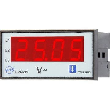 Entes EVM-3-48 48x96 mm Voltmetre