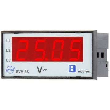 Entes EVM-3-48 48x96 mm Voltmetre