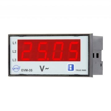 Entes EVM-3-48 48x96 mm Voltmetre