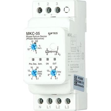 Entes M1728 MKC-05P Motor Faz Koruma Rölesi