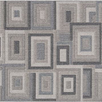 Enti Halı 1404 Bukle Gri 80x300 cm Salon Halı