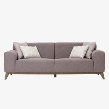 Enza Home 10905 Netha Keten Dokulu Vizon 2'li Koltuk