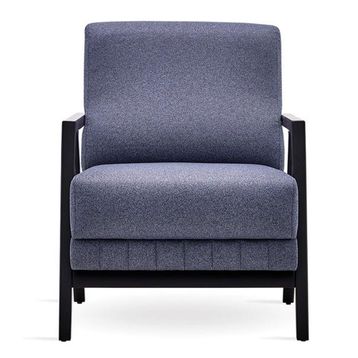 Enza Home 11802 Pavia Kadife Dokulu Lacivert Berjer
