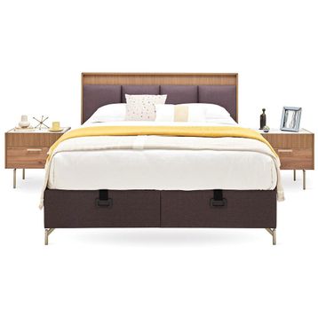 Enza Home 13001 Kahve Pavia 200x200 cm Başlıklı Baza