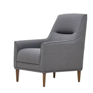 Enza Home 13009 Pavia Kadife Dokulu Gri Berjer