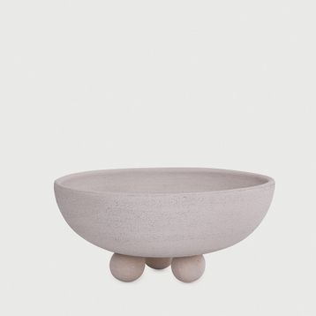 Enza Home Artisan Dekoratif Seramik Tabak ve Kase