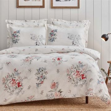 Enza Home Belisima Mavi Baskılı Floral Esinti Çift Kişilik Nevresim Seti