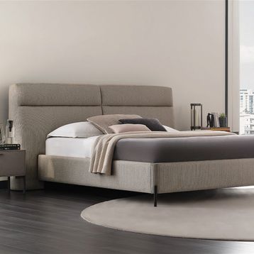 Enza Home Berta 150x200 cm Bej Başlıklı Baza