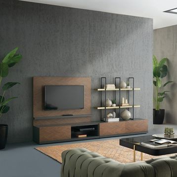 Enza Home Dorian Set 5 Ceviz Tv Ünitesi