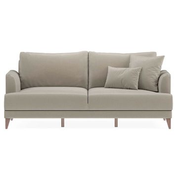 Enza Home Fiore 11706 Vizon Tay Tüyü Yataklı Üçlü Koltuk