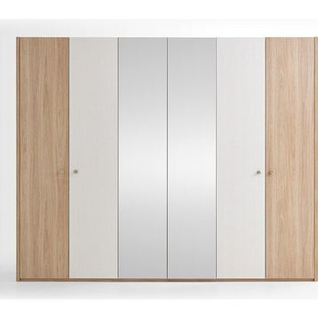 Enza Home Perge 6 Kapaklı Meşe Gardırop