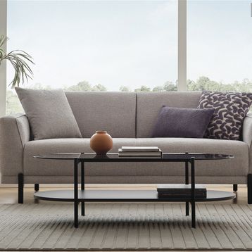 Enza Home Terra 2,5'lu Keten Dokulu, 16008 Orta Gri Koltuk