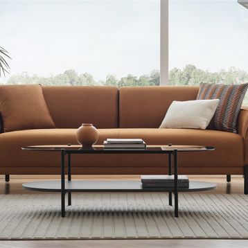 Enza Home Terra 3'lü Kadife Dokulu, 14004 Açık Kiremit Koltuk