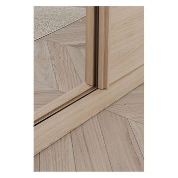 Enza Home Terra Sürgü Kapaklı Açık Meşe Gardırop