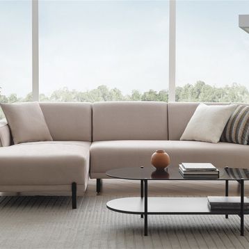 Enza Home Terra Yataklı Sol Kadife Dokulu 14001 Kemik Köşe Takımı