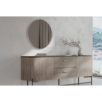 Enza Home Varena GxY 78x78 cm Konsol-Şifonyer Aynası