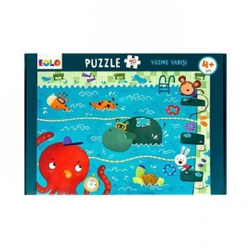 Eolo 40 Parça Yüzme Yarışı Yer Puzzle