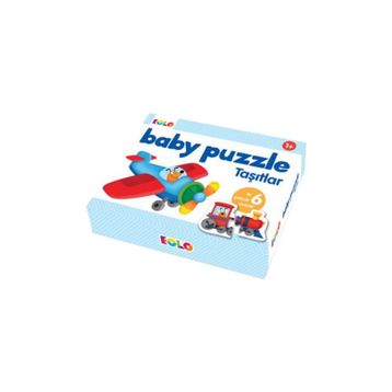 Eolo Baby Taşıtlar 12 Parça Puzzle