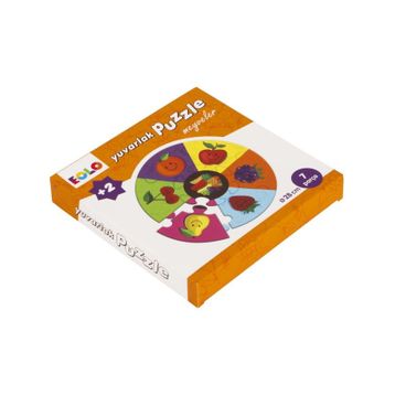 Eolo Meyveler 7 Parça Yuvarlak Puzzle