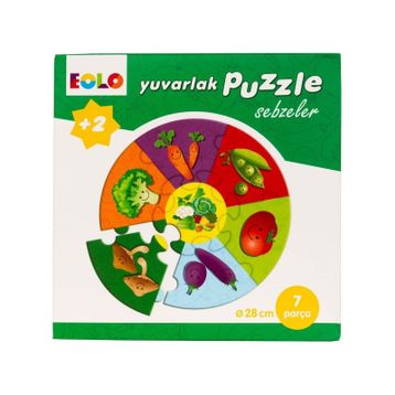 Eolo Sebzeler 7 Parça Yuvarlak Puzzle