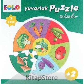 Eolo Sebzeler 7 Parça Yuvarlak Puzzle