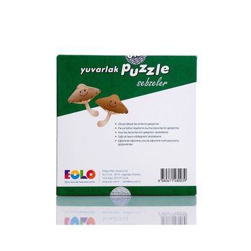 Eolo Sebzeler 7 Parça Yuvarlak Puzzle