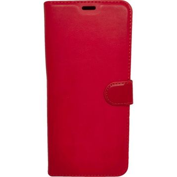 Eonaks Oppo A54 4G Cüzdanlı Kapaklı Kartlıklı Standlı Kopçalı Kırmızı Kılıf