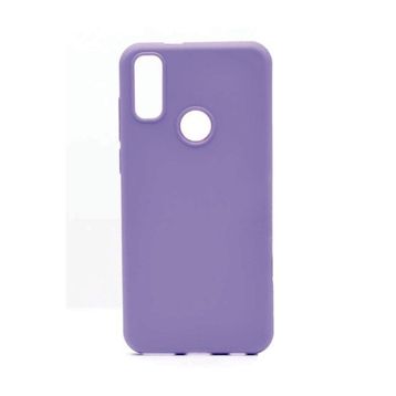 Eonaks Vestel Venus E5 Kamera Korumalı Silikon Rubber Arka Kapak Lila Kılıf