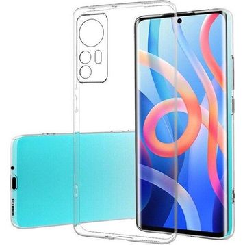 Eonaks Xiaomi 12 Lite Kamera Korumalı Silikon Rubber Arka Kapak Şeffaf Kılıf